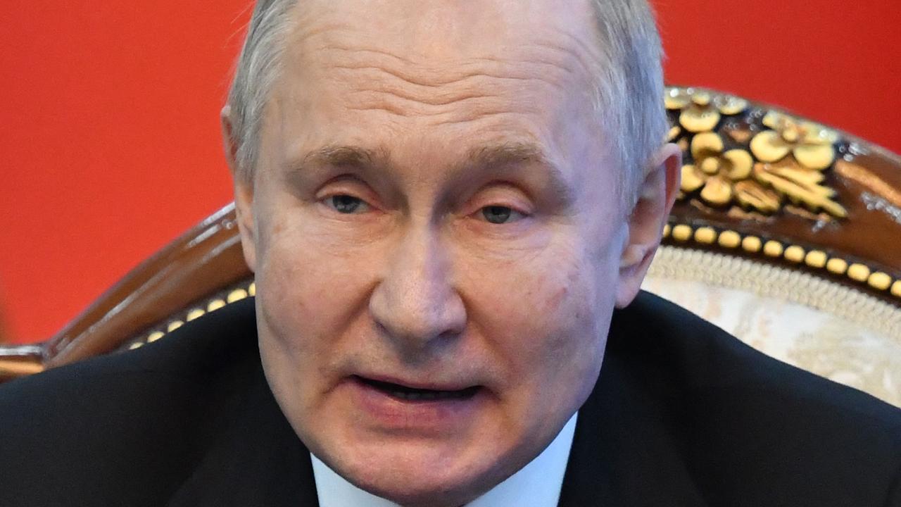 Russian President Vladimir Putin has changed his tune again on the use of nuclear weapons as the Kremlin made a strange claim about Australia. Picture: Vyacheslav Oseledko/AFP