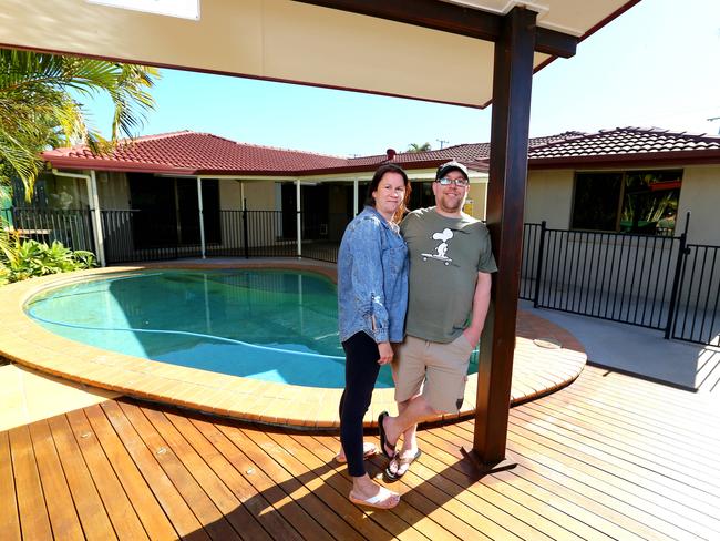 Jennifer Hall and Tony Locke recently purchased a home in Capalaba and it is named as one of the most affordable and liveable suburbs in Brisbane Thursday 15th June 2023 Picture David Clark