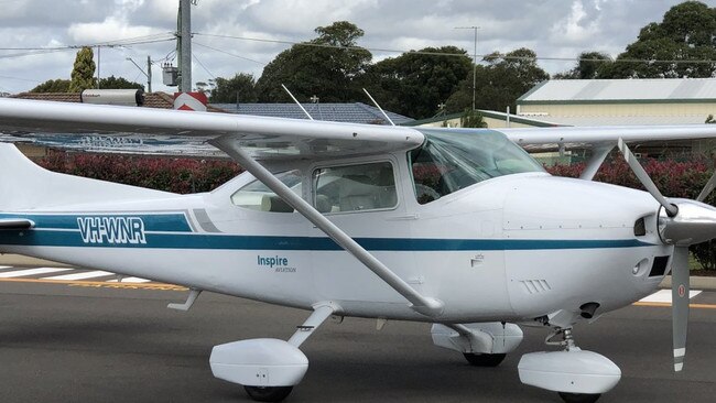 The missing plane is believed to be this Cessna 182 hired from a Sunshine Coast flight school for a private flight.