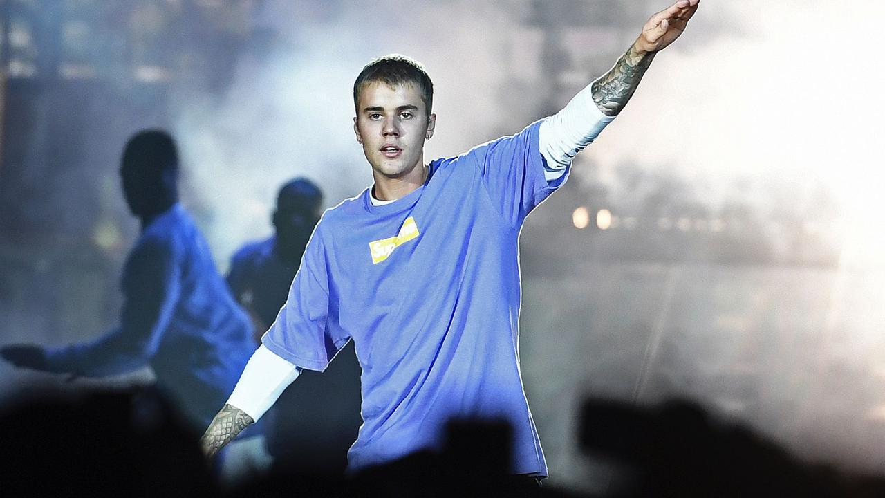 Canadian pop star Justin Bieber has used the 0-1 visa. Picture: Christophe Archambault/AFP
