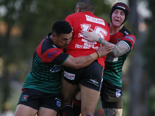 Joseph Otuhiva runs into the Colyton defence. Picture Warren Gannon Photography