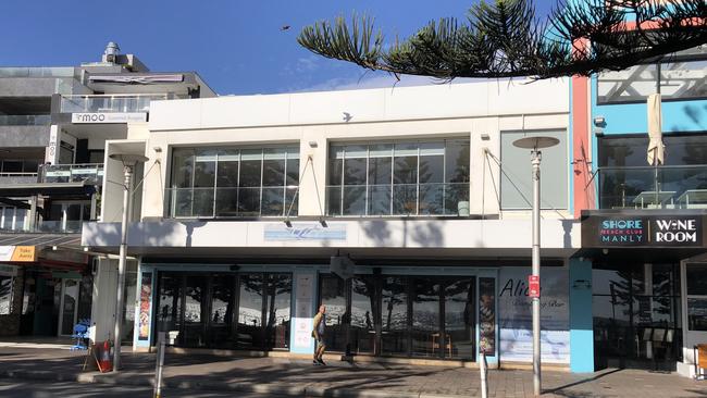 The building at 34-35 South Steyne, Manly, that will be bulldozed. Picture: Jim O’Rourke