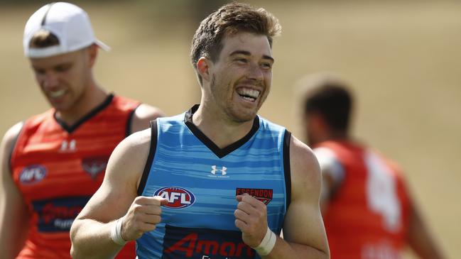 Zach Merrett is crucial to the team’s success in 2021. Picture: NCA NewsWire/Daniel Pockett