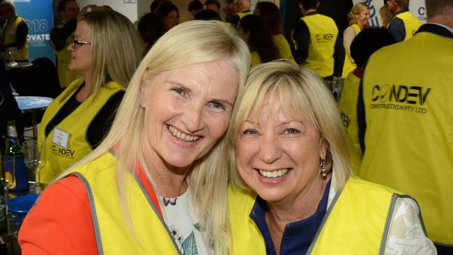 Cr Pauline Young and Cr Gail O'Neill at launch of 2019 GC Business Excellence Awards at Soul penthouse, Surfers Paradise. Picture: Regina King.