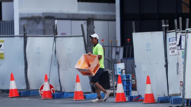 Condev building site at Cannes Waterfront, Surfers Paradise. Picture: Nigel Hallett