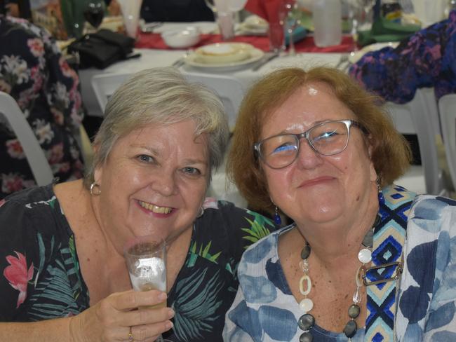 Maria and Carla enjoying the vibes at the Italian long lunch, February 25, 2024.