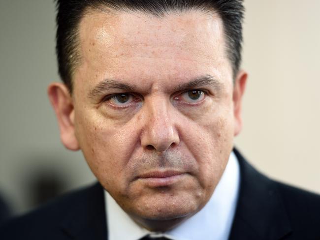 The ABCC bill passed thanks to the support of the Nick Xenophon Team. Picture: AAP Image/Mick Tsikas
