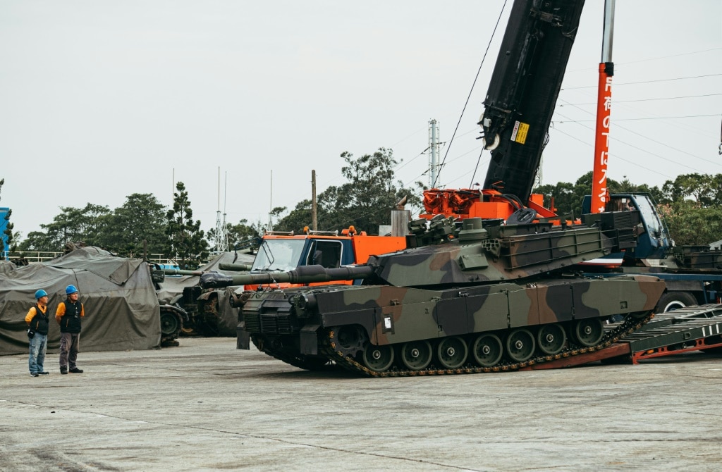Taiwan earlier this week received a shipment of 38 Abrams tanks from the United States, which on Friday authorized another $571.3 million in defense assistance for the island