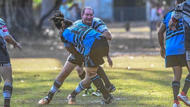 14/03/2023 - Glenn Cox pictured here playing for the Magpies in the 2018 NDRL grand final against the South Kolan Sharks, is in his 20th straight season with the Magpies, but is a rookie coach. Picture: Brian Cassidy