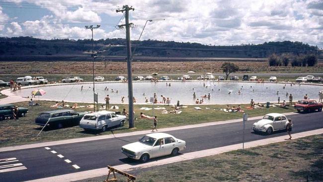 GOLD: The Lismore Lake Pool in its prime in the 1970s, as a free public amenity for young and old. Picture: Facebook