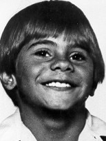 Bradford Pholi, pictured aged 10, who was last seen by his mother leaving his home in Dundas, Sydney on Boxing Day in 1982.