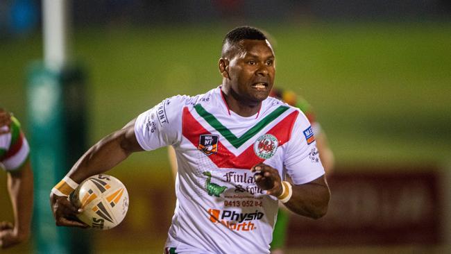 David Tabaui had a strong outing for the Nightcliff Dragons. Picture: Che Chorley