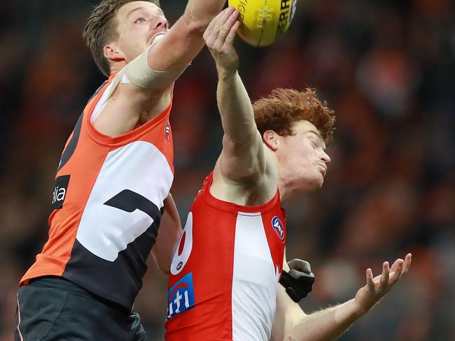 Gary Rohan struggled through Sydney’s clash with GWS. Picture: Getty Images