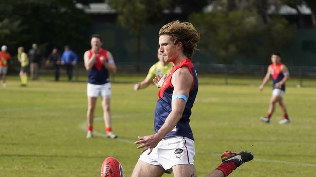 VAFA Footy - Caulfield Old Brighton. Felix Flockart(Old Brighton). Picture: Valeriu Campan