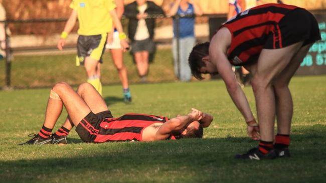 Blackburn fell just short of a come-from-behind win. Picture: Davis Harrigan