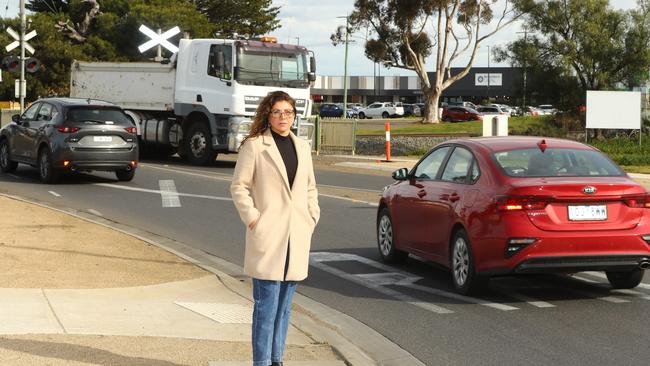 Bannockburn resident and G21 transport and planner pillar member, Karly Lovell, who is also the Deakin University director of transport. Picture: Alison Wynd