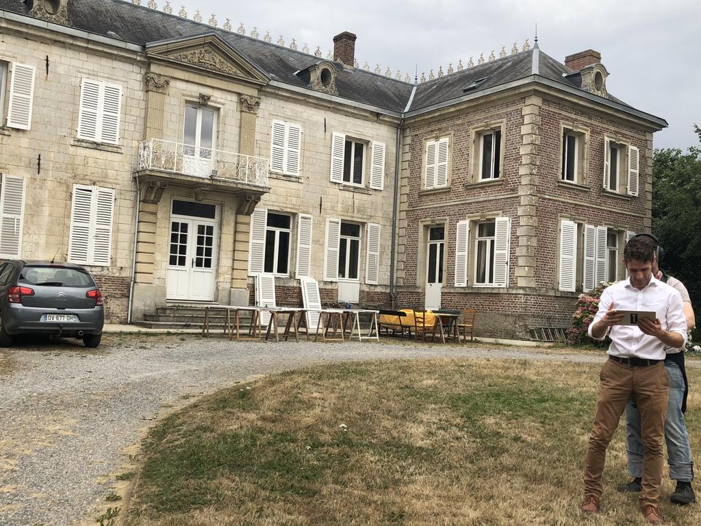 Researching at the chateau where Arthur found happiness in his final days.