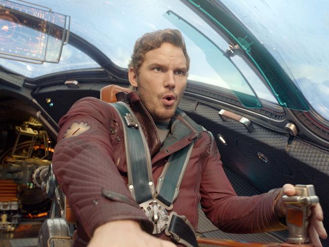 The role of Peter Quill is “Han-Solo-meets-Indiana-Jones-meets-Yogi-Bear”. Picture: AP