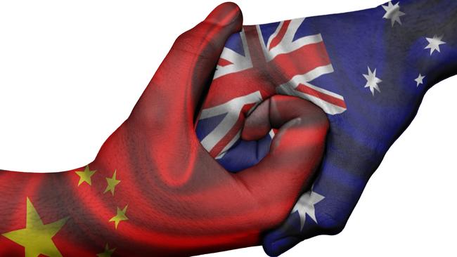 Australia’s relationship with China is less of a handshake and more of a tug of war. Picture: iStock