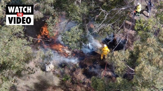 City of Hobart's firefighting team in action