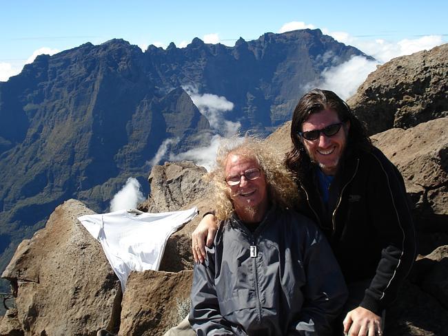 Danyel Waro, left, recommends exploring on foot.