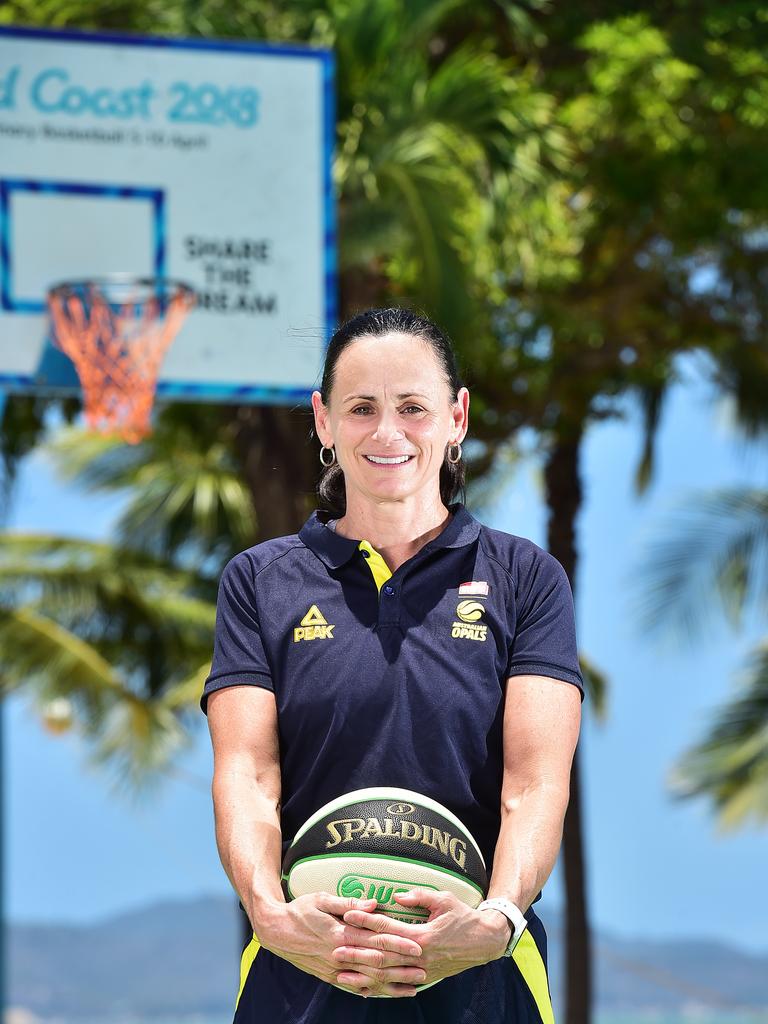 Opals coach Sandy Brondello in Townsville. Picture: Shae Beplate.