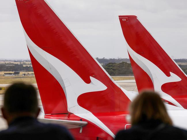 MELBOURNE, AUSTRALIA-NewsWire Photos, JANUARY 19, 2023. Qantas signage around Melbourne Airport. Picture: NCA NewsWire / Ian Currie