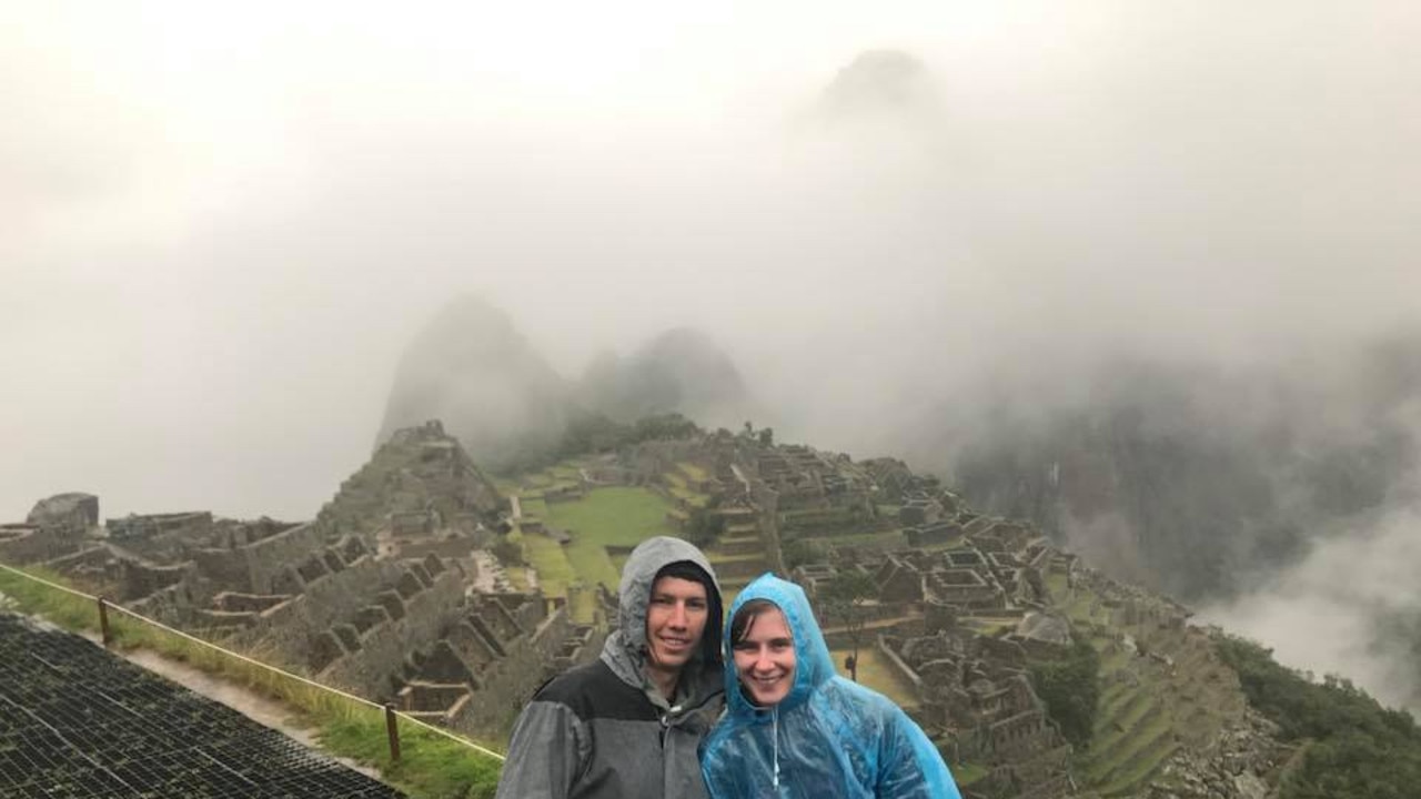 Samuel McPaul and wife Megan at Machu Picchu.