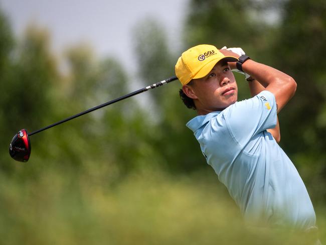 Guan was living his dream – pictured here competing at the 2023 World Amateur Team Championships. Picture: Getty