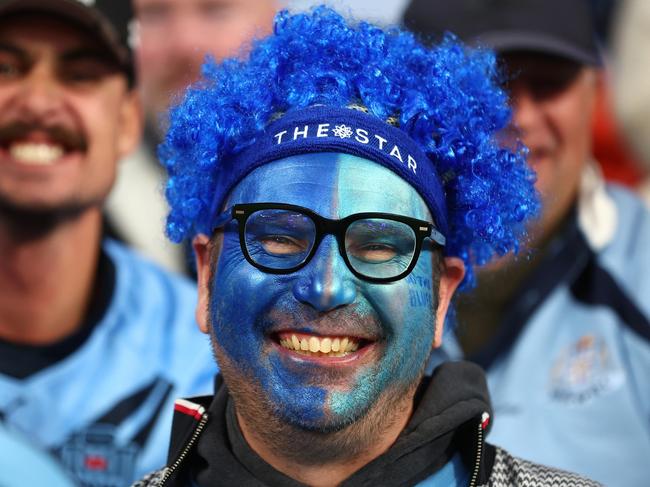 There are plenty of Blues in Brissie tonight. Picture: Chris Hyde/Getty Images