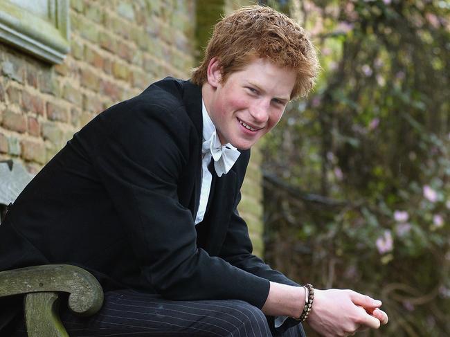 Prince Harry said the “brief” relationship happened while he was a student at Eton. Picture: Getty Images