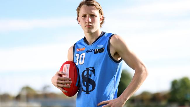 Sturt’s Luca Slade. Picture: Cory Sutton/SANFL