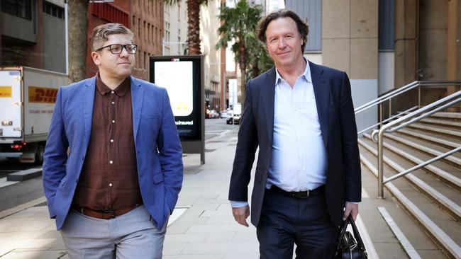 Former Fortescue chief scientist Bart Kolodziejczyk, left, and former Fortescue CFO Michael Masterman. Picture: Jane Dempster