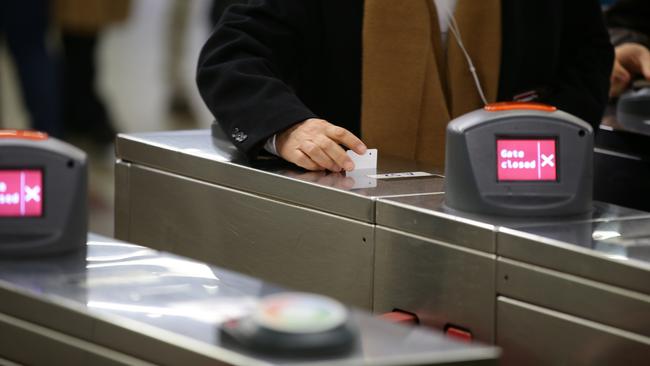 The man has been charged over two incidents on trains.