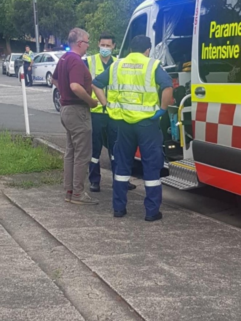 The crash left Mr Albanese with spinal injuries.