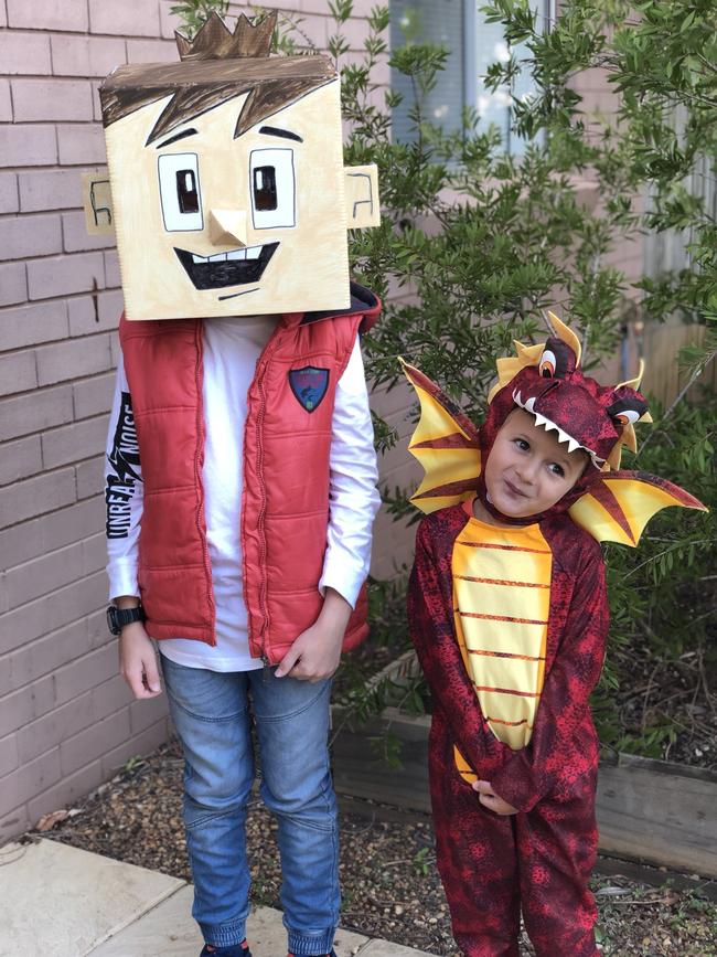 Sam Wainwright & Oliver Wainwright. Picture: Bronwyn Wainwright