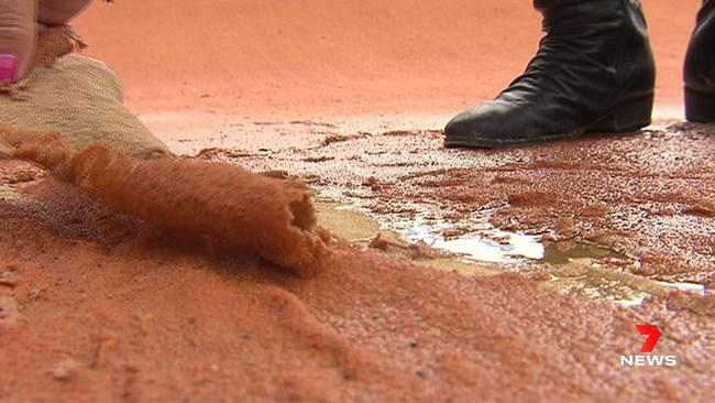 Less than two weeks after hosting its first major event, a $6 million O’Hallloran Hill BMX Sam Willoughby facility hailed as ‘world-class’ has been abandoned by riders, looking worse for wear. Picture: 7NEWS