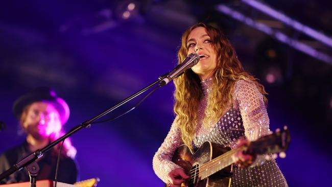 Angus &amp; Julia Stone perform during the 2024 Shure Rolling Stone Australia Awards. Picture: Getty Images