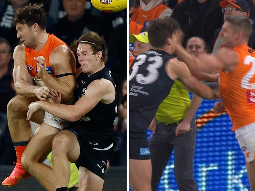 Toby Greene and Jesse Hogan both fought one-match bans at the Tribunal.