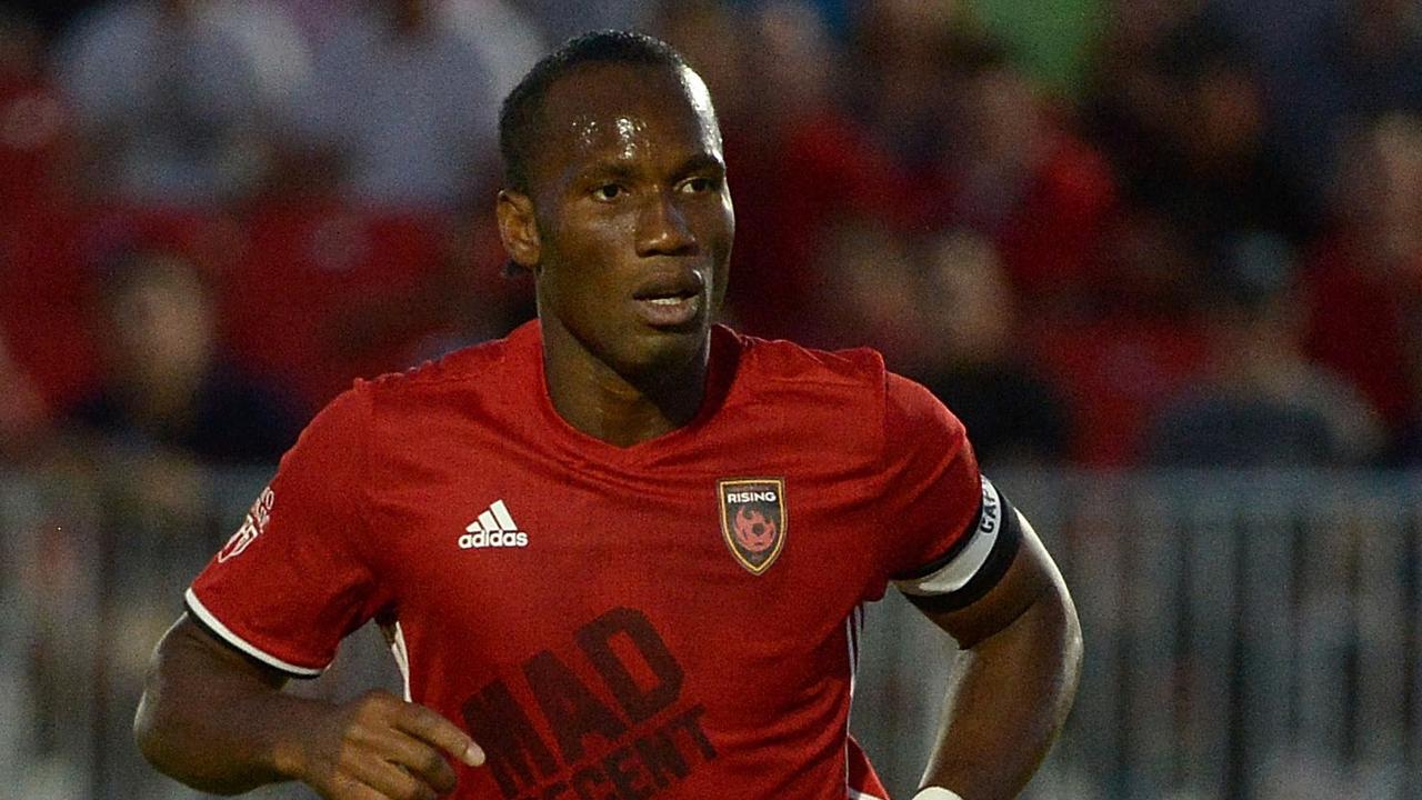 Didier Drogba is set to headline an Australian bushfire relief football match. Picture: Jennifer Stewart