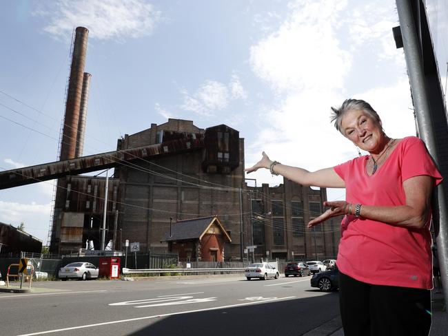 Jan Sargent has lived in Rozelle since 1974 and would like to see the White Bay Power Station stay. Picture: Jonathan Ng