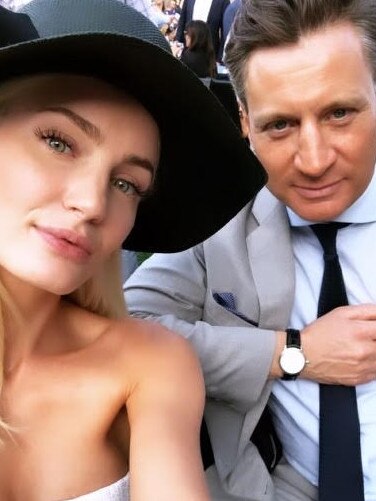 Divorced Sydney socialite couple Freddie Blencke (right) and Annabelle Price (left).
