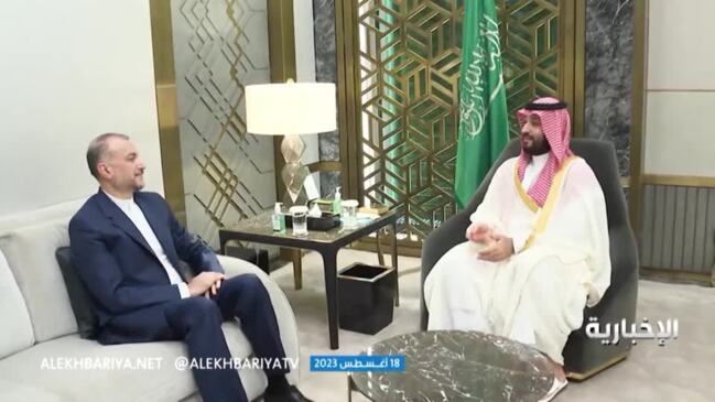 Saudi crown prince meets Iran's foreign minister