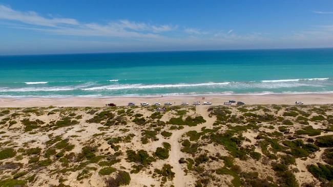 The site of the incident at Salt Creek. Picture: Rob Brown/Seven News.