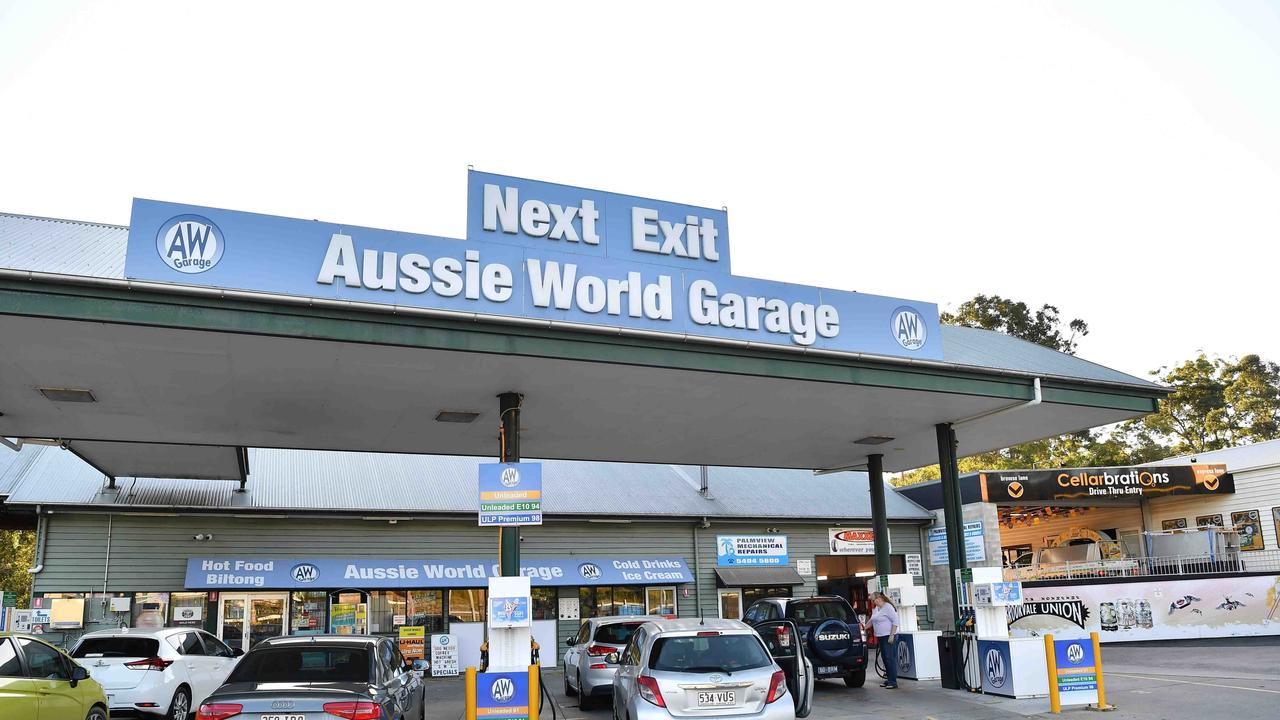 The Aussie World Garage. Picture: Patrick Woods.