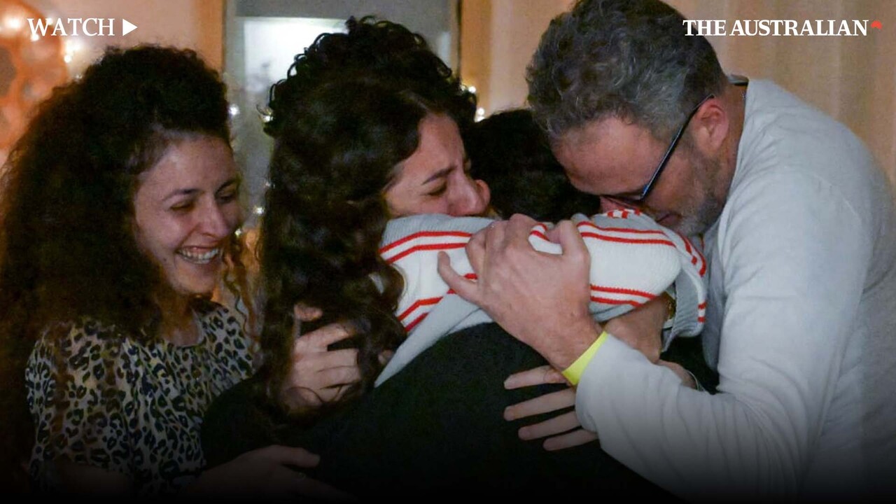 Israeli hostages reunited with families as Gaza ceasefire begins