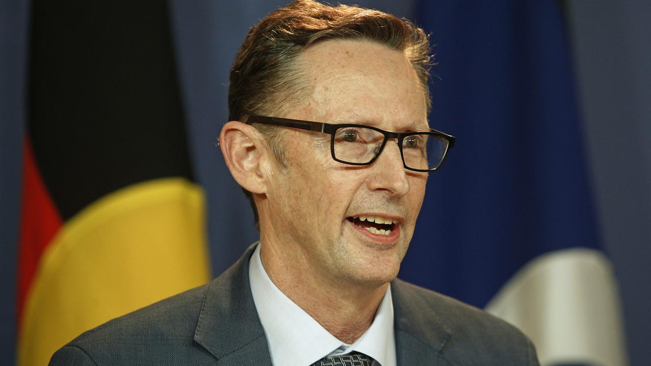 Assistant Treasurer Stephen Jones. The new News Media Bargaining Code is announced in Sydney by Assistant Treasurer Stephen Jones and Communications Minister Michelle Rowland. Picture: NewsWire / John Appleyard