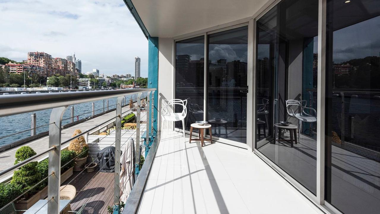 The outlook from another one of the homes on the wharf.