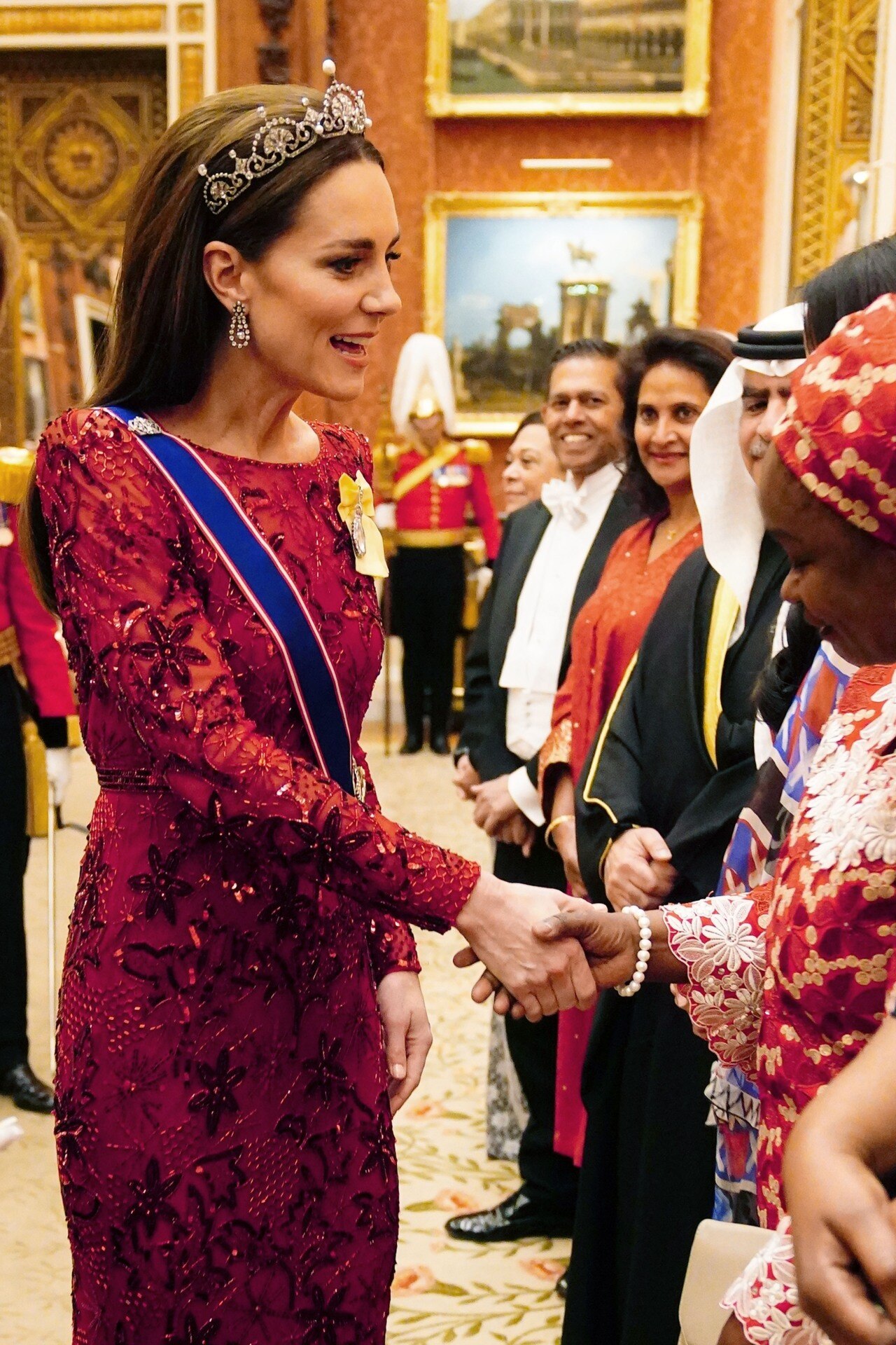 <h3>Lotus Flower tiara</h3><p>Kate has stepped out in the Lotus Flower tiara on a couple occasions, each at an official event at Buckingham Palace. The wedding gift to the Queen Mother in 1923 was reworked from a necklace to tiara and then passed down to Princess Margaret before she passed.&nbsp;</p>