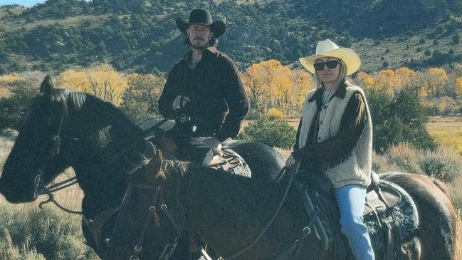 Brandi Cyrus (right) with Aussie boyfriend Matt Southcombe. Photo: Instagram.